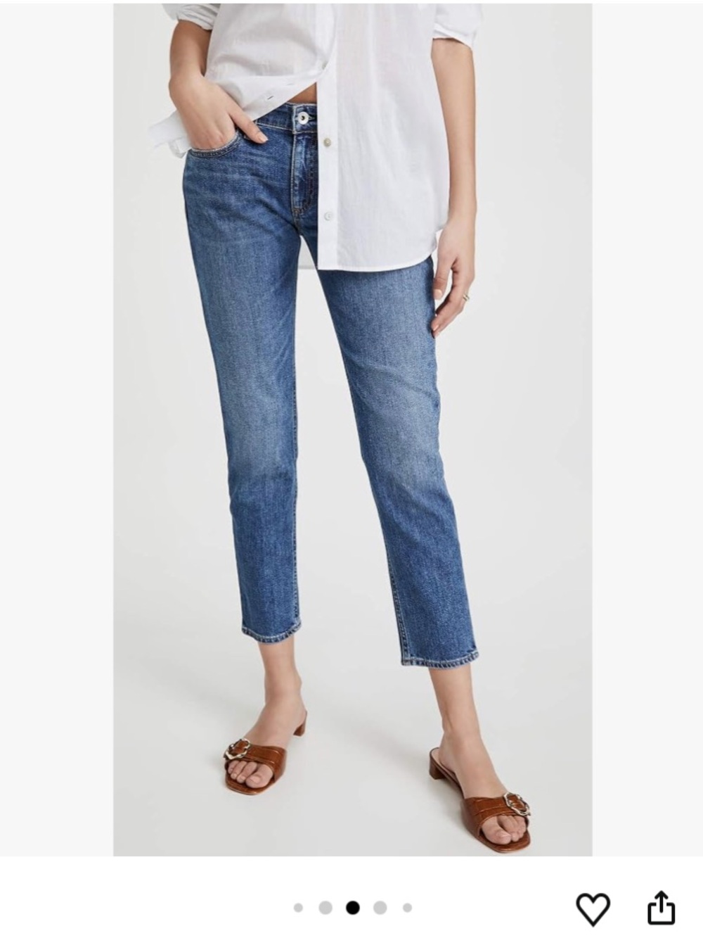 Rag and bone DRE Low Rise Boyfriend Jeans in Julienne Sz 28 NWT